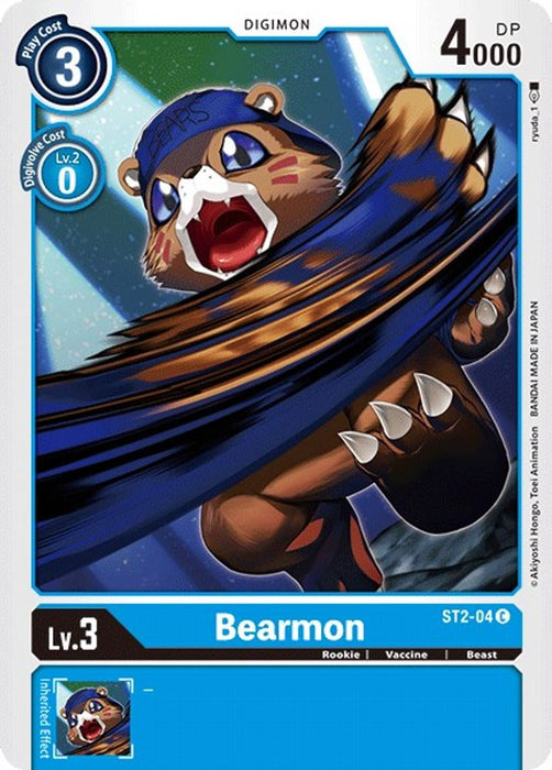 Bearmon (#ST2-04 C) (Starter Deck 02: Cocytus Blue) Near Mint