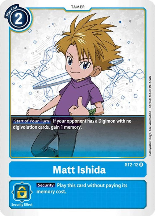 Matt Ishida (#ST2-12 R) (Starter Deck 02: Cocytus Blue) Near Mint