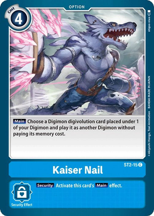 Kaiser Nail (#ST2-15 C) (Starter Deck 02: Cocytus Blue) Near Mint