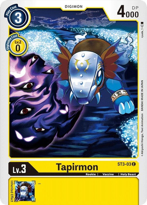 Tapirmon (#ST3-03 C) (Starter Deck 03: Heaven's Yellow) Near Mint