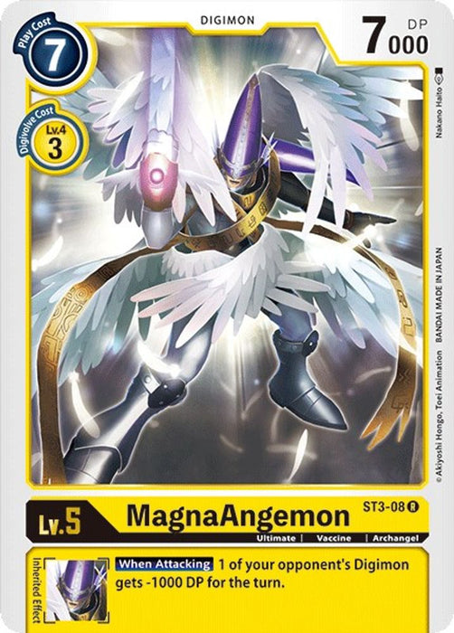 MagnaAngemon (#ST3-08 R) (Starter Deck 03: Heaven's Yellow) Near Mint
