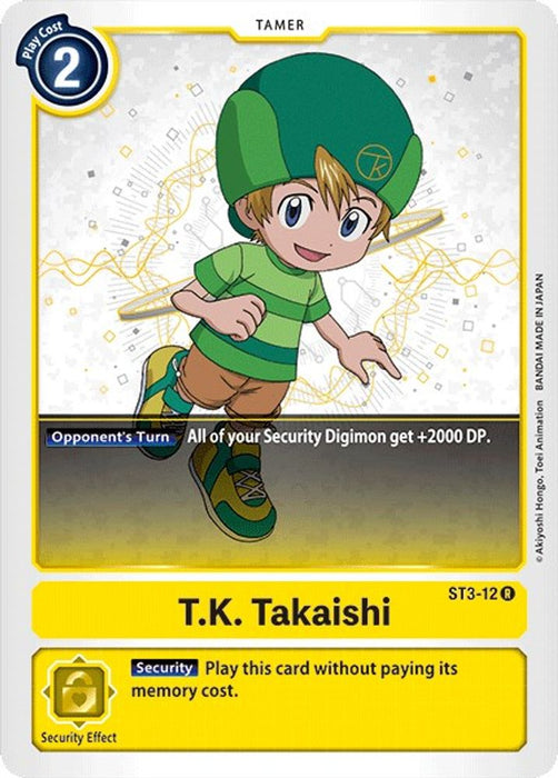 T.K. Takaishi (#ST3-12 R) (Starter Deck 03: Heaven's Yellow) Near Mint