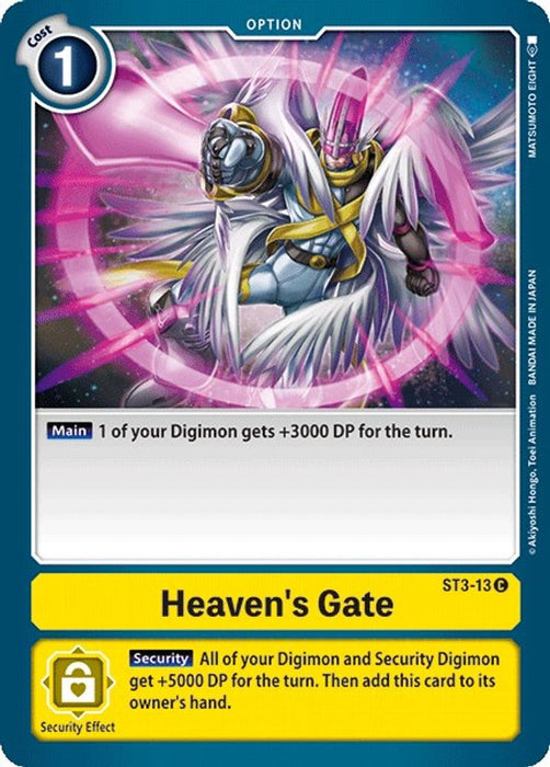 Heaven's Gate (#ST3-13 C) (Starter Deck 03: Heaven's Yellow) Near Mint