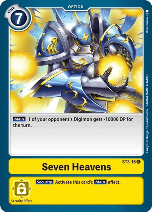 Seven Heavens (#ST3-16 U) (Starter Deck 03: Heaven's Yellow) Near Mint