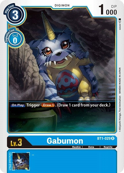 Image for Gabumon - BT1-029 (BT1-029 R) - Digimon Card Game