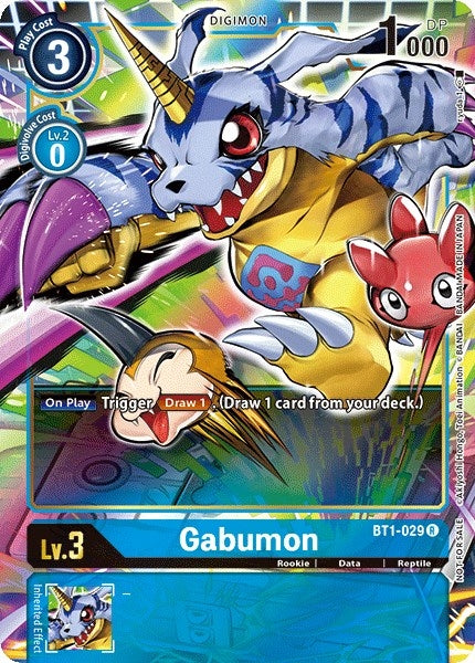 Image for Gabumon - BT1-029 (Dash Pack Ver. 1.0) (BT1-029 R) - Digimon Card Game