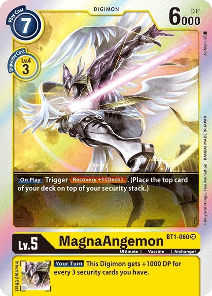 Image for MagnaAngemon - BT1-060 (BT1-060 SR) - Digimon Card Game