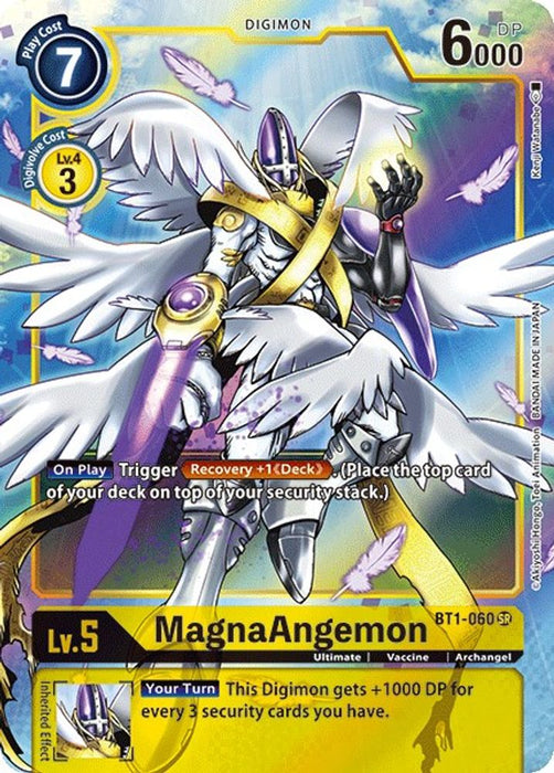 MagnaAngemon (Alternate Art) (#BT1-060 SR) (Release Special Booster 1.0) Near Mint Foil