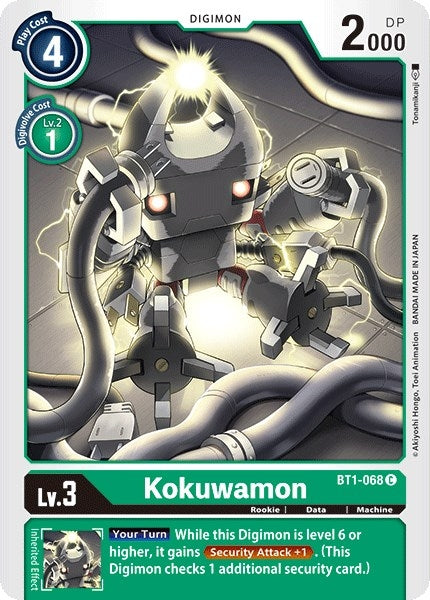 Image for Kokuwamon (BT1-068 C) - Digimon Card Game
