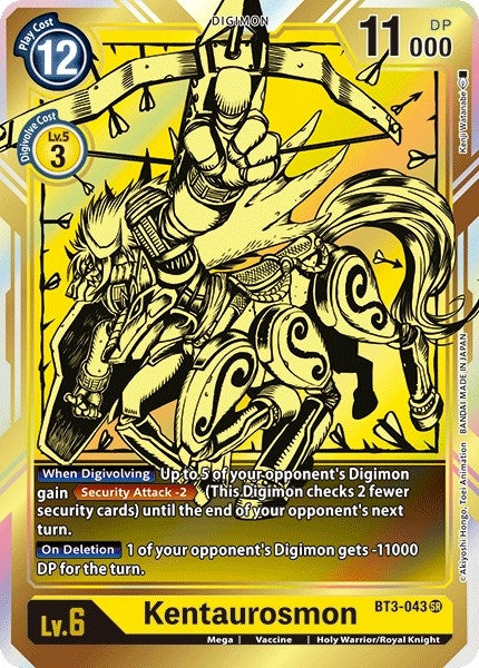 Image for Kentaurosmon (Alternate Art) (BT3-043 SR) - Digimon Card Game