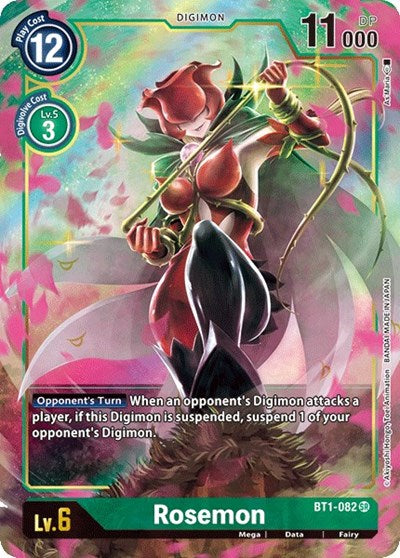 Rosemon Alternate Art (#BT1-082 SR) (Release Special Booster 1.0)