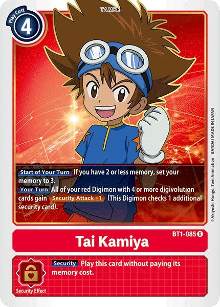 Image for Tai Kamiya - BT1-085 (BT1-085 R) - Digimon Card Game
