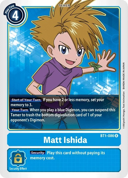 Image for Matt Ishida - BT1-086 (BT1-086 R) - Digimon Card Game