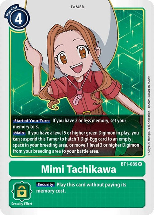 Mimi Tachikawa - BT1-089 (#BT1-089 R) (Release Special Booster 1.0) Near Mint