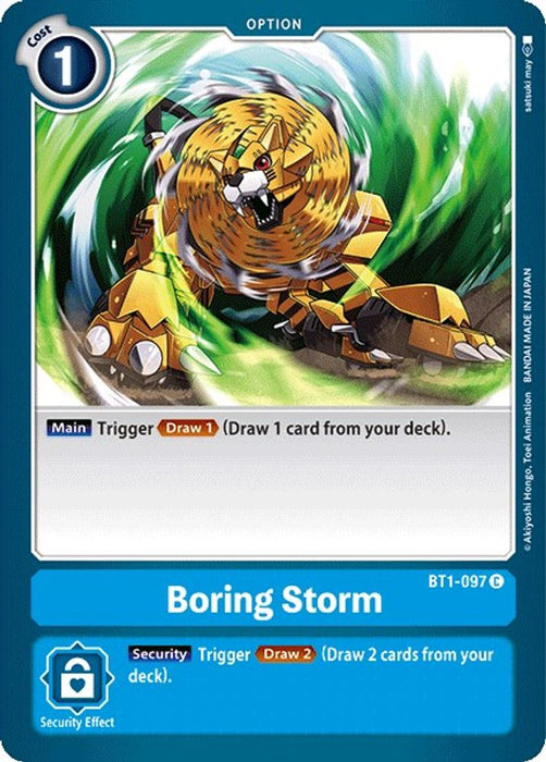 Boring Storm (#BT1-097 C) (Release Special Booster 1.0) Near Mint