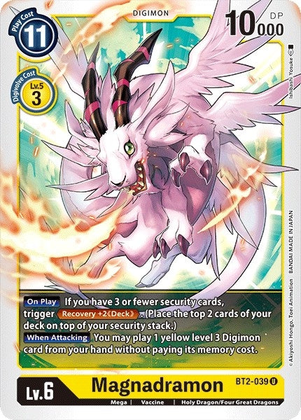 Image for Magnadramon (BT2-039 U) - Digimon Card Game