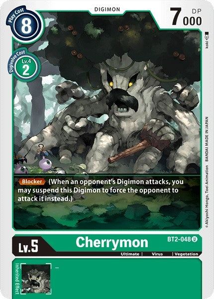 Image for Cherrymon (BT2-048 U) - Digimon Card Game