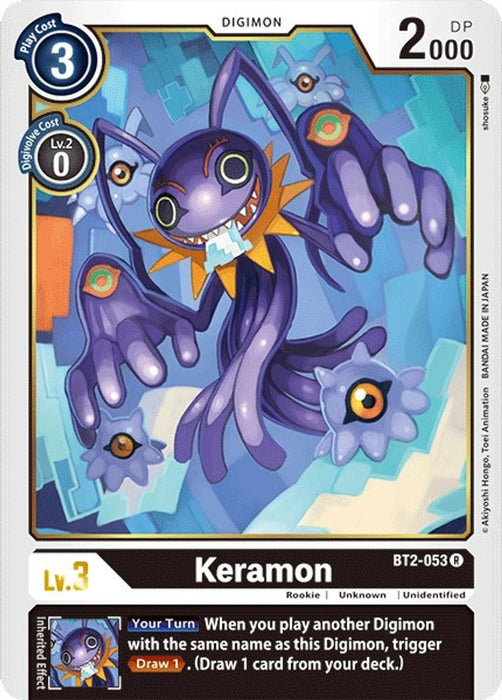Keramon (#BT2-053 R) (Release Special Booster 1.0) Near Mint