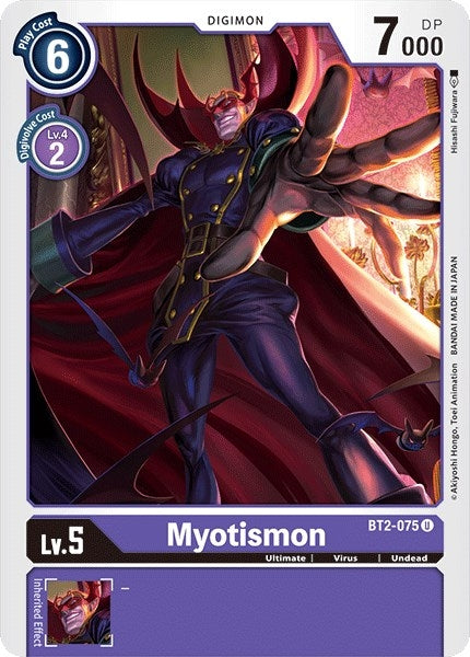 Image for Myotismon (BT2-075 U) - Digimon Card Game