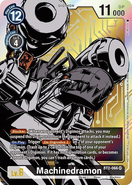 Image for Machinedramon - BT2-066 (Dash Pack Ver. 1.0) (BT2-066 SR) - Digimon Card Game