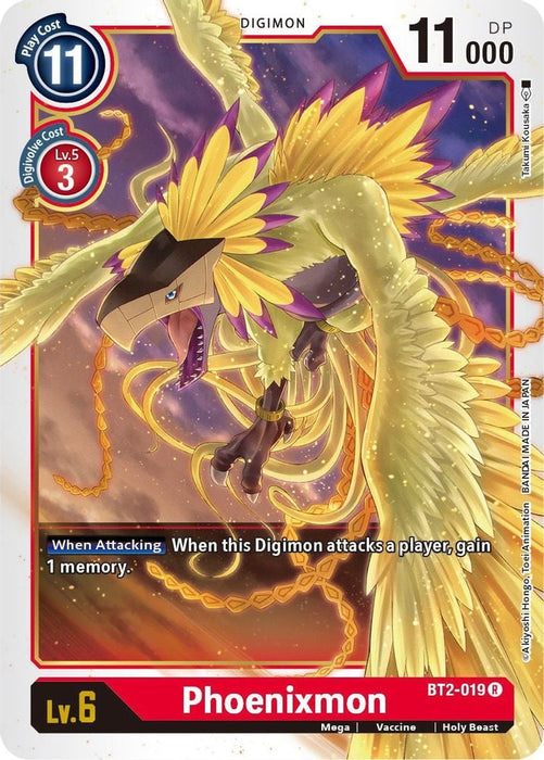 Phoenixmon (#BT2-019 R) (Release Special Booster 1.5) Near Mint