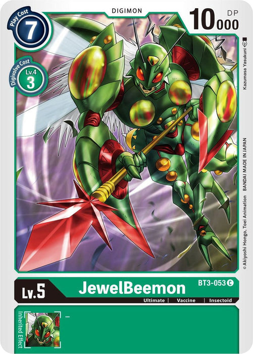 Image for JewelBeemon (BT3-053 C) - Digimon Card Game