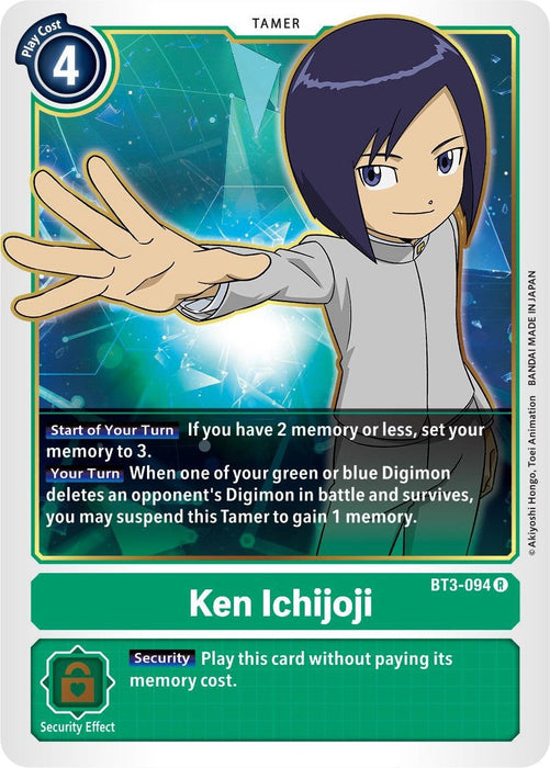 Image for Ken Ichijoji (BT3-094 R) - Digimon Card Game