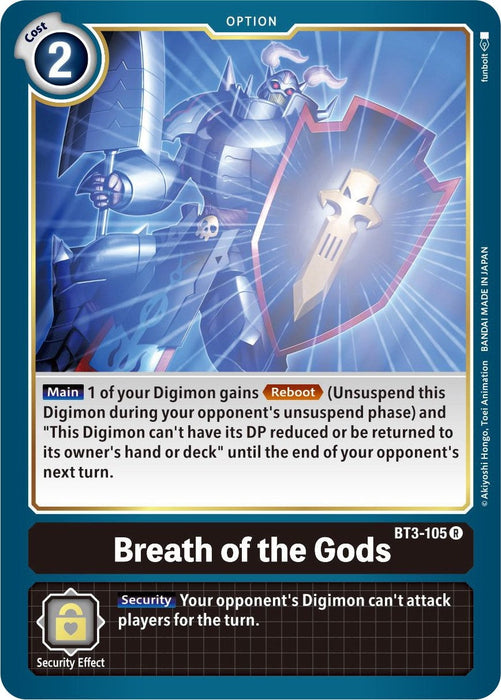Image for Breath of the Gods (BT3-105 R) - Digimon Card Game