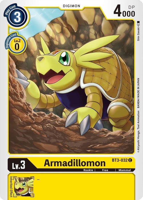 Armadillomon - BT3-032 (#BT3-032 C) (Release Special Booster 1.5) Near Mint