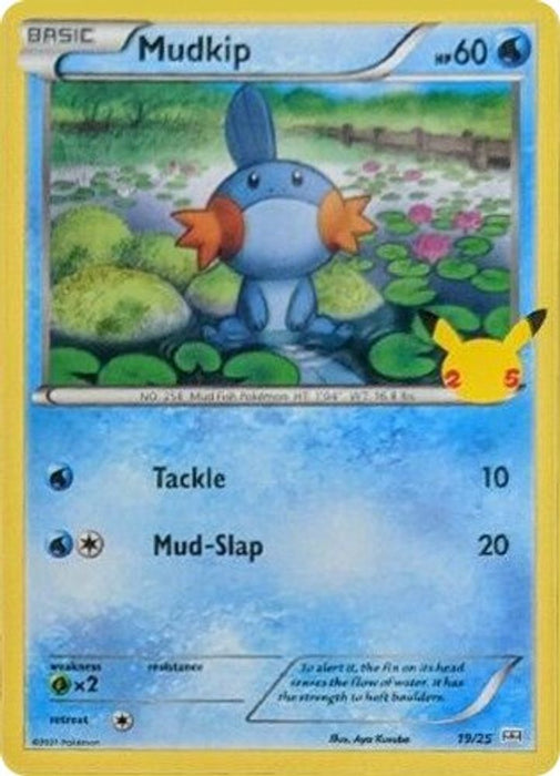 Mudkip - 19/25 (#019/025) (McDonald's 25th Anniversary Promos) Near Mint