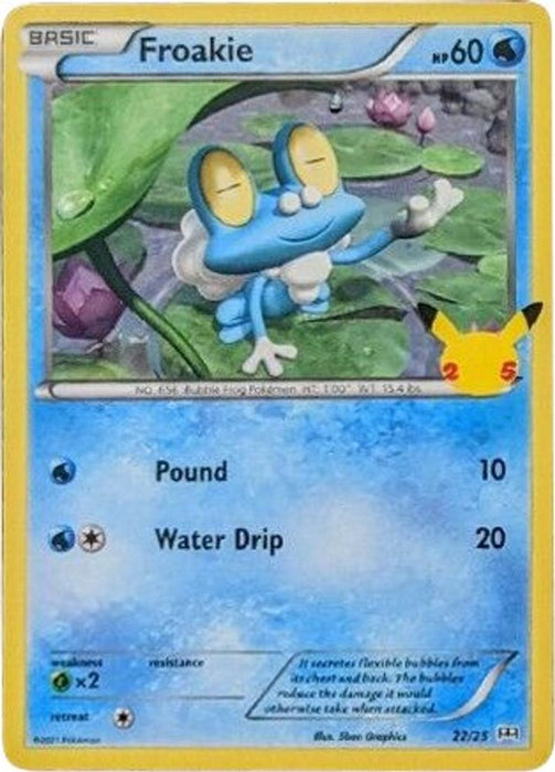 Froakie - 22/25 (#022/025) (McDonald's 25th Anniversary Promos) Near Mint