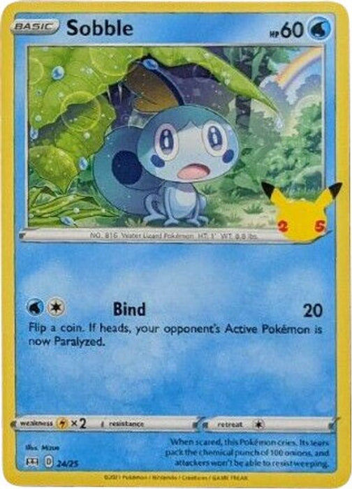 Sobble - 24/25 (#024/025) (McDonald's 25th Anniversary Promos) Near Mint