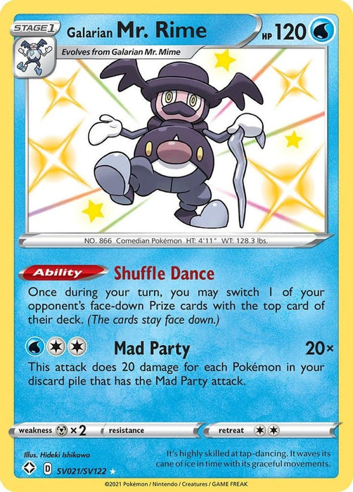 Galarian Mr. Rime (#SV021/SV122) (Shining Fates: Shiny Vault)