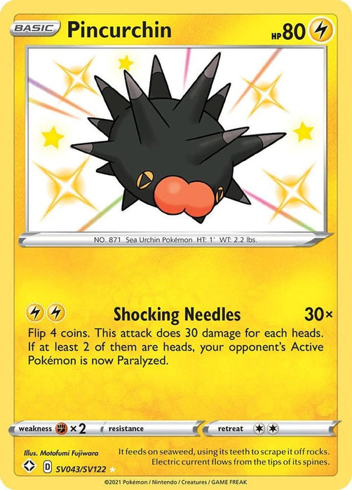 Pincurchin (#SV043/SV122) (Shining Fates: Shiny Vault)