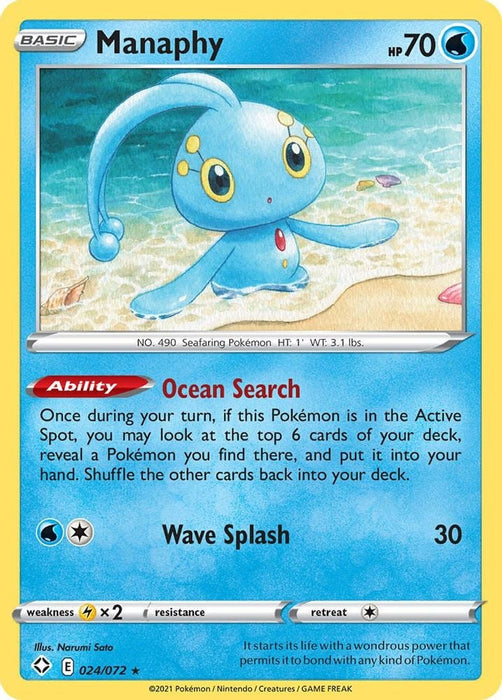 Manaphy (#024/072) (Shining Fates)
