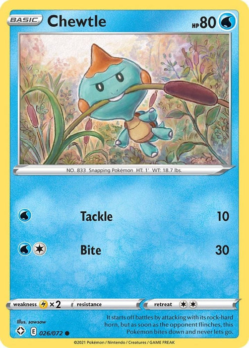 Chewtle (#026/072) (Shining Fates)