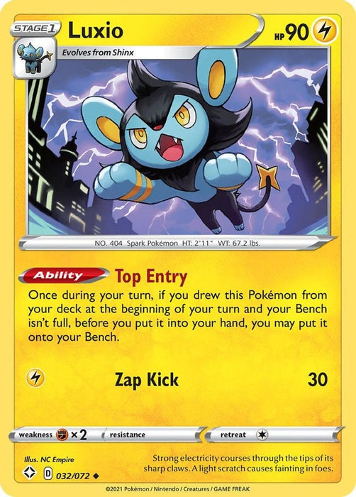 Luxio (#032/072) (Shining Fates)