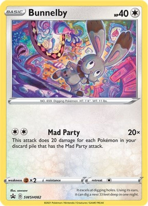 Bunnelby - SWSH082 (#SWSH082) (SWSH: Sword & Shield Promo Cards)