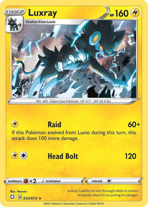 Luxray (#033/072) (Shining Fates)