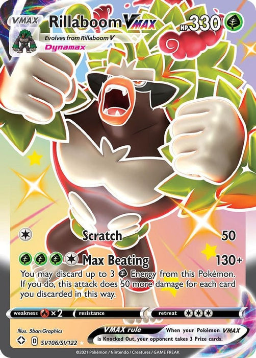 Rillaboom VMAX (#SV106/SV122) (Shining Fates: Shiny Vault)