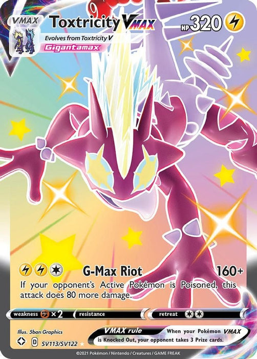 Toxtricity VMAX (#SV113/SV122) (Shining Fates: Shiny Vault)