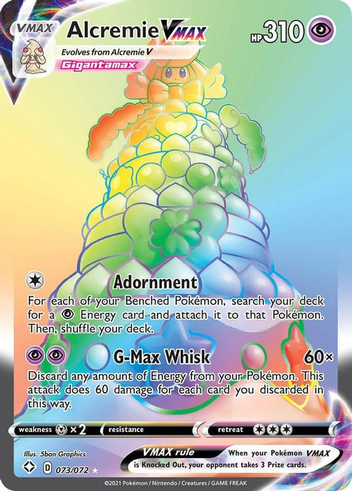 Alcremie VMAX Secret (#073/072) (Shining Fates)