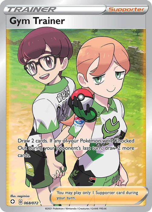Gym Trainer Full Art (#068/072) (Shining Fates)