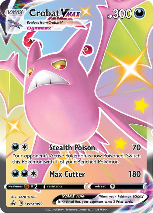 Crobat VMAX - SWSH099 (#SWSH099) (SWSH: Sword & Shield Promo Cards)