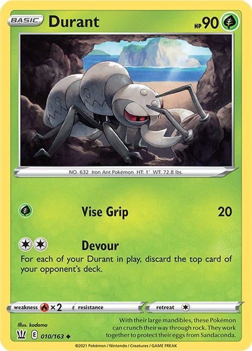 Durant (#010/163) (SWSH05: Battle Styles)