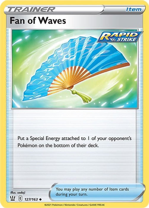 Fan of Waves (#127/163) (SWSH05: Battle Styles)