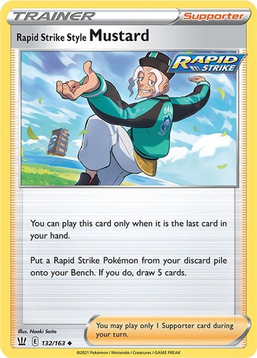 Rapid Strike Style Mustard (#132/163) (SWSH05: Battle Styles)