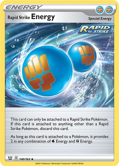 Rapid Strike Energy (#140/163) (SWSH05: Battle Styles)