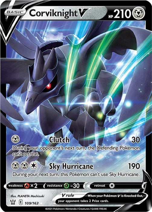 Corviknight V (#109/163) (SWSH05: Battle Styles) Near Mint Holofoil