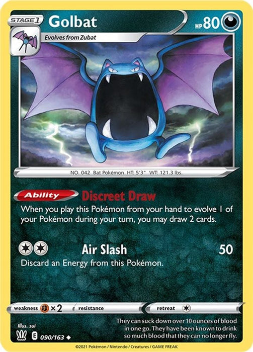 Golbat (#090/163) (SWSH05: Battle Styles) Near Mint
